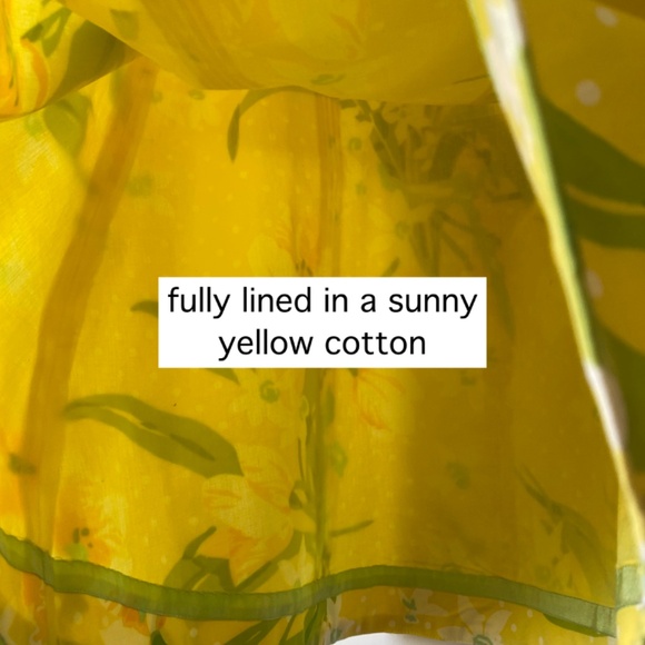 Elevenses Anthropologie Flared Sz 4 Yellow Multicolor Floral Mini Pleated Skirt - Picture 7 of 12